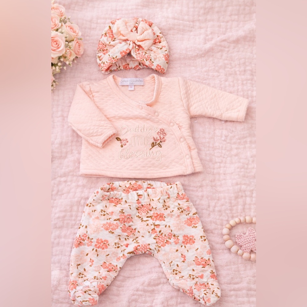 Pink Matching Baby Outfit